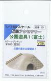 Park Play Equipment 1 (Fuji): YSK Kit sin pintar N (1:150) N.° de pieza 321