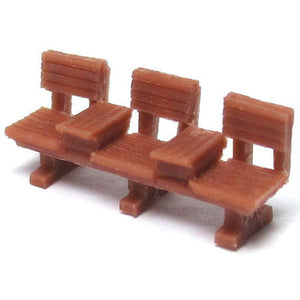 3-seater bench: YSK unpainted kit N (1:150) Part No. 343