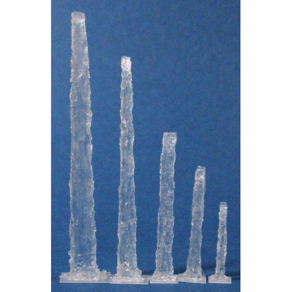 Water Flow Parts - Waterfall - Straight Waterfall D : YSK Unpainted Kit - Non Scale Part No. 380