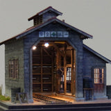 Single-track Locomotive Depot] : Toshio Itoh Pre-painted 1:87