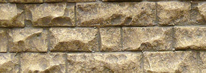 Stone wall, soft material (stone medium) 33 x 8.5cm : Chuuchi painted kit, Non-scale 8262