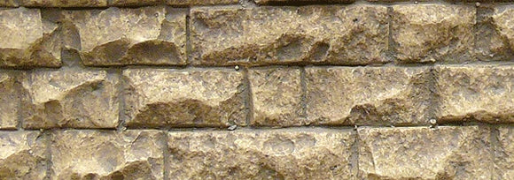 Muro de piedra, material blando (piedra mediana) 33 x 8,5 cm : Chuuchi kit pintado, Sin escala 8262