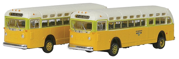 GMC TD 3610 Transit Bus Los Ángeles 2 piezas : Mini-Metal Acabado N(1:160) 52303