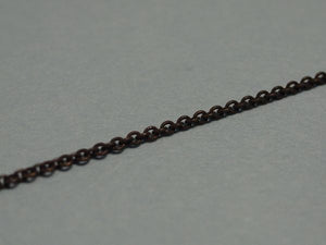 Scallion, black dyed, no luster, 40 rings: 1" (2.54cm) : Detail Associates Detail Up Non-scale 2292210