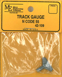 Track Gauge 9mm N Code for No. 55: Micro Engineering Railways Track 42-109