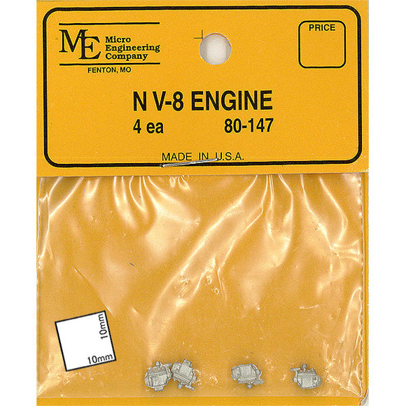 Motor V8: Micro Engineering kit sin pintar N (1:160) 80147