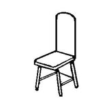 Chairs 2pcs : Evergreen Hill Design Unpainted Kit HO(1:87) 641