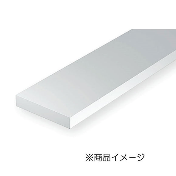 Barra cuadrada 1,0 x 6,3 x 350 mm: material plástico Evergreen, sin escala 149