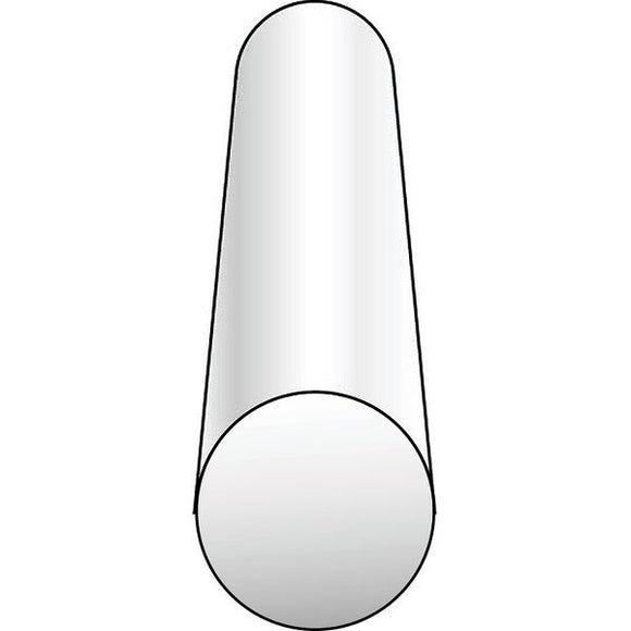 Barra redonda, diámetro 1,6, longitud 350 mm: material plástico Evergreen, sin escala 222