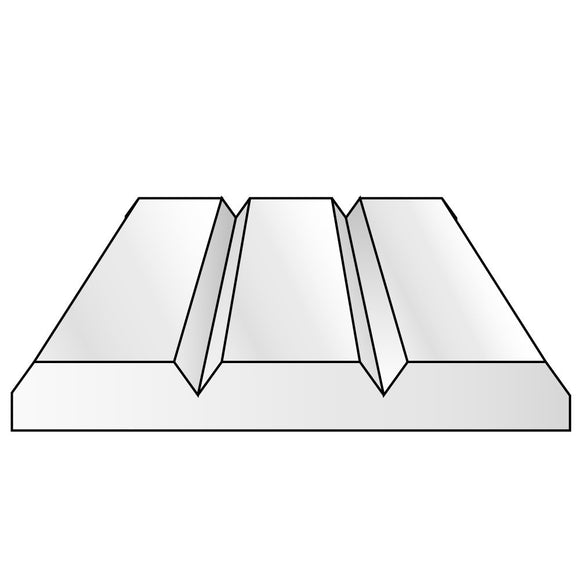 Square bar 0.5 x 0.75 x 350 mm: Evergreen plastic material, Non-scale 121