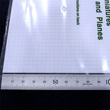 瓷砖板（瓷砖板）[4.2mm 正方形] 150 x 300 毫米，1 张：常绿塑料材料，无刻度 4504