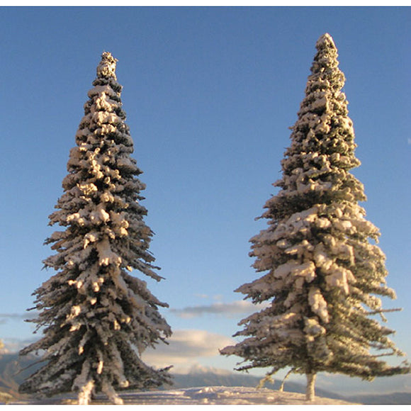 冰雪覆盖的冬季松树 (Pine) 5-16cm, 16 件 : Grand Central, 成品, 无比例, T13
