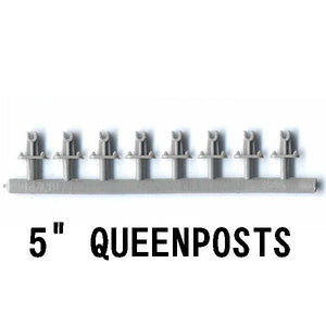 Queen Post 2.6mm high: Grant Line unpainted kit O(1:48) 0068