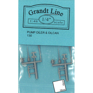 Oil pump and oil can: Grantline unpainted parts O(1:48) 130