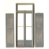 Puertas balconeras y persianas: piezas Grantline sin pintar O(1:48) 3506