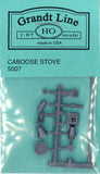 Caboose Stove for Railway Cars: Grant Line Unpainted Kit (Parts) HO (1:87) 5007