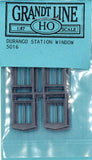 Window Western Style Station Window : Grant Line Unpainted Kit (Parts) HO(1:87) 5016