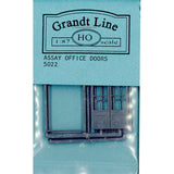 木门办公室双门：Grant Line 未上漆套件（零件）HO(1:87) 5022