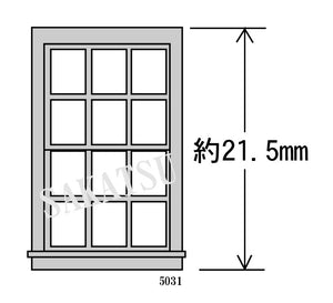 西式窗框：格兰特线未上漆套件（零件）HO（1:87）5031