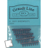 Altura del poste Queen 1,8 mm: Grant Line Kit sin pintar HO(1:87) 5050