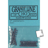 Queen Post 1.5mm high: Grant Line unpainted kit HO(1:87) 5051