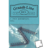 Queen Post Height 0.9mm : Grant Line 未上漆套件 HO(1:87) 5052