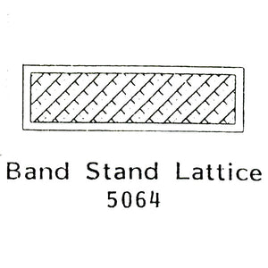 Lattice fence (trellis fence): Grantline unpainted kit (parts) HO(1:87) 5064