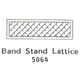 Lattice fence (trellis fence): Grantline unpainted kit (parts) HO(1:87) 5064