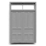 Wooden Double Doors : Grant Line Unpainted Kit (Parts) HO(1:87) 5073