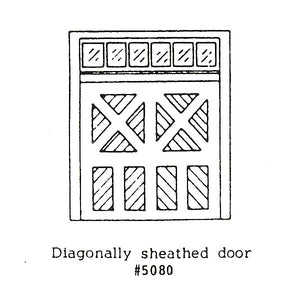 STATION BAGGAGE DOORS: Grant Line unpainted kit HO (1:87) 5080