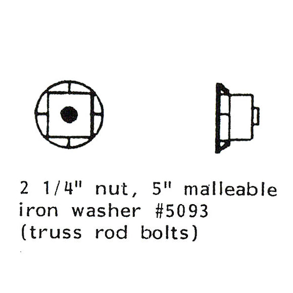 Square nuts, bolts, adjustable washers, flat angle 0.7mm: Grantline unpainted kit HO(1:87) 5093