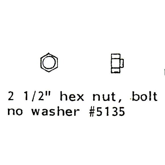 Without washers Bolts and nuts: Grantline unpainted kit (parts) HO(1:87) 5135