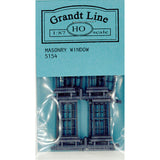 Western-style window, window frame, masonry: Grant Line, unpainted kit (parts) HO(1:87) 5154
