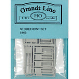 Wooden Door Shopfront Assembly : Grant Line Unpainted Kit (Parts) HO(1:87) 5165