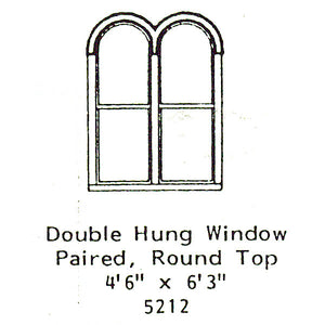 西式窗框圆顶：格兰特线未上漆套件（零件）HO(1:87) 5212