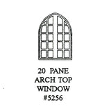 Western-style window, arched: Grant Line unpainted kit HO (1:87) 5256