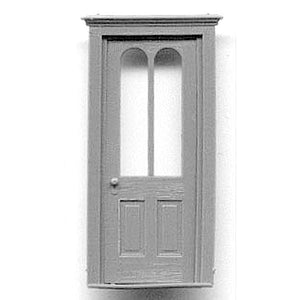 Puerta de madera, ventana arqueada: kit Grantline sin pintar (piezas) HO (1:87) 5263
