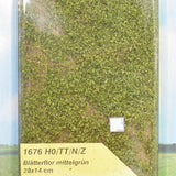 Spongebob Material Leaf for Ridge [Medium Green] : Heki Material Non-scale 1676