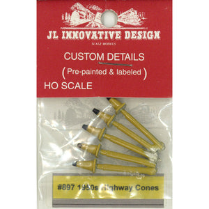 Highway Cone of the 1950s: JL Innovative Design, Pre-painted HO (1:87) 897