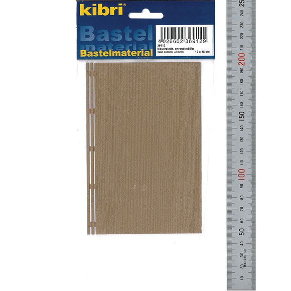 Stonewall, 100 x 150 mm, 1 sheet: Kibri Plastic material N (1:150) 36912