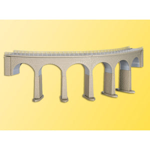 Puente curvo de piedra (para línea simple): Kit sin pintar N(1:150) 37665