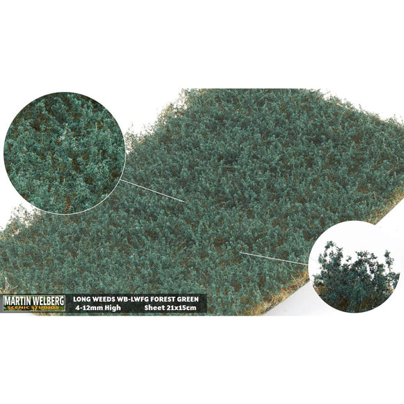 Tipo pelado (Weed Forest Green) 12 mm de altura: Martin Uhlberg Sin escala WB-LWFG