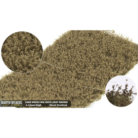 Tipo pelado (hierba marrón claro) 12 mm de altura: Martin Uhlberg Sin escala WB-LWLB