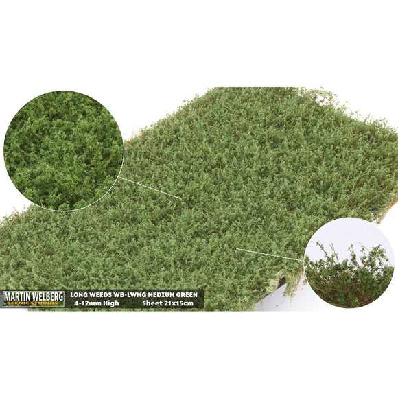 Tipo pelado (hierba verde medio) 12 mm de altura: Martin Uhlberg Sin escala WB-LWMG