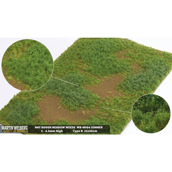 Mat Type (Pasture) Height 4.5mm Summer with Powder : Martin Uhlberg Non-Scale WB-M004