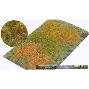 Peeled type (pasture with powder) Autumn, height 4.5mm : Martin Uhlberg Non-scale WB-PW245
