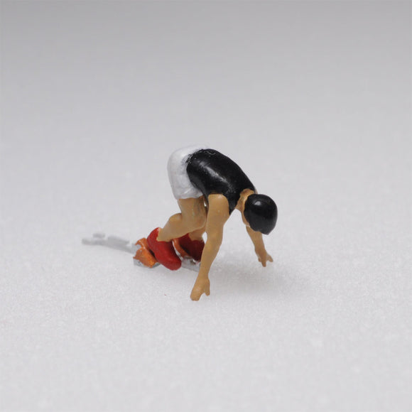 运动员娃娃短跑蹲伏开始A：Sakatsu 3D打印成品HO(1:87) 201
