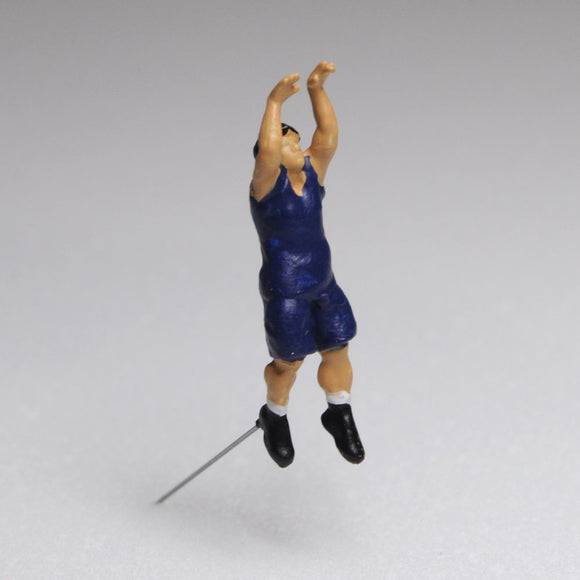 运动员娃娃篮球投篮A：Sakatsuo 3D打印成品HO（1:87）205