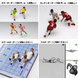 Muñeco atleta, postura de voleibol, postura básica A: Sakatsuo, impreso en 3D, terminado, HO (1:87) 212