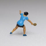 Athlete Doll Table Tennis Receiving A: Sakatsuu 3D printed finished product HO(1:87) 213